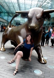 French Connection body con - good attire when lounging around on bulls in Brum